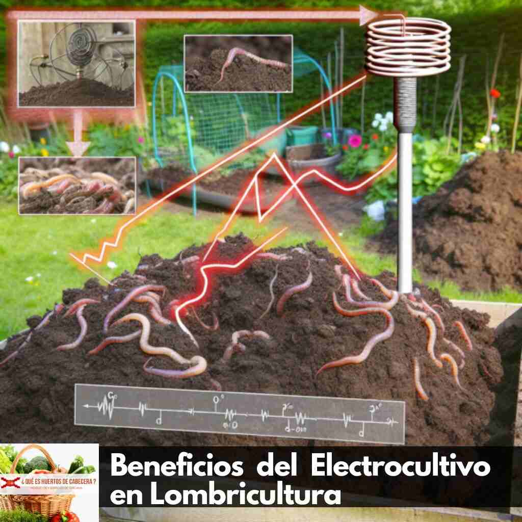 Antenas de electrocultivo. lombricultura